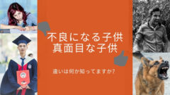 不良になる子供 真面目な子供 違いは何か知ってますか えだまめはとめられない