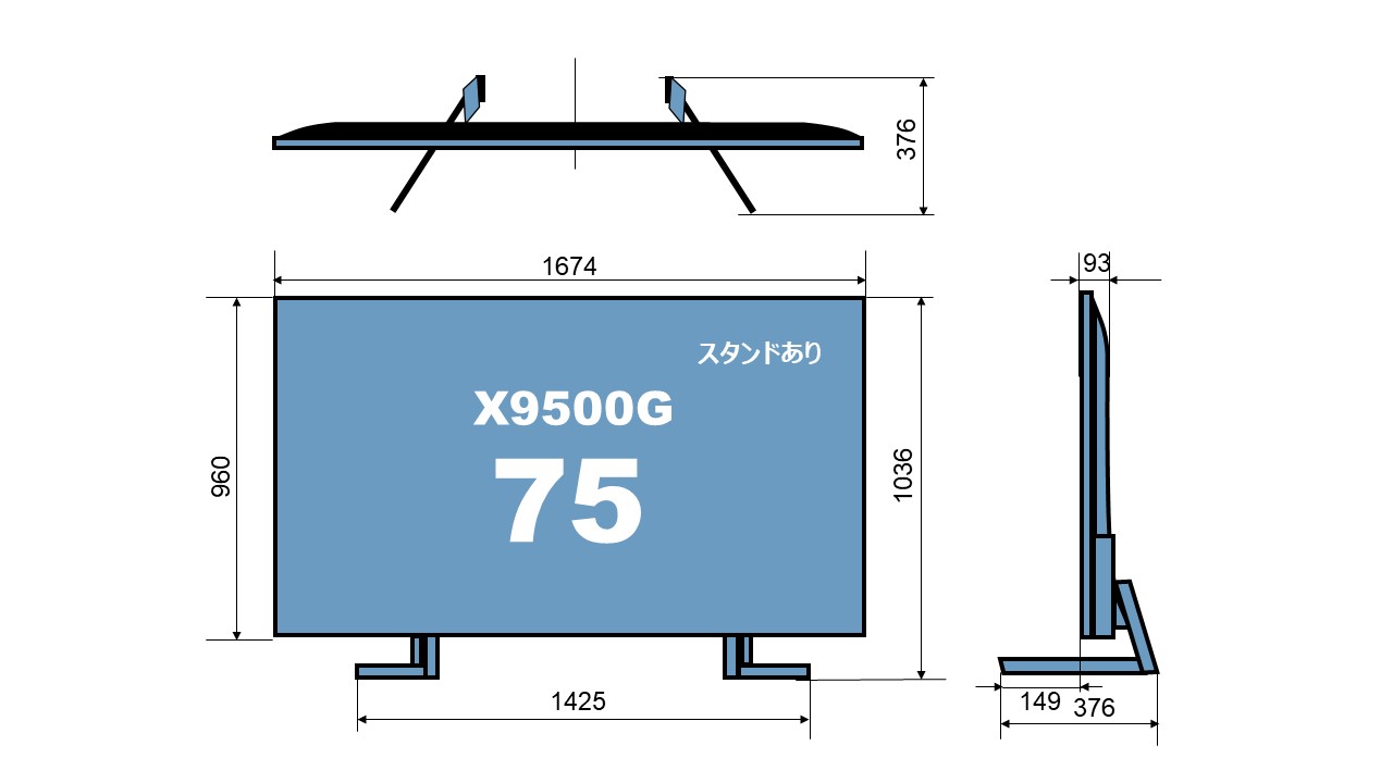 4K液晶テレビ ソニーブラビア X8000H ②最適な視聴環境を整える
