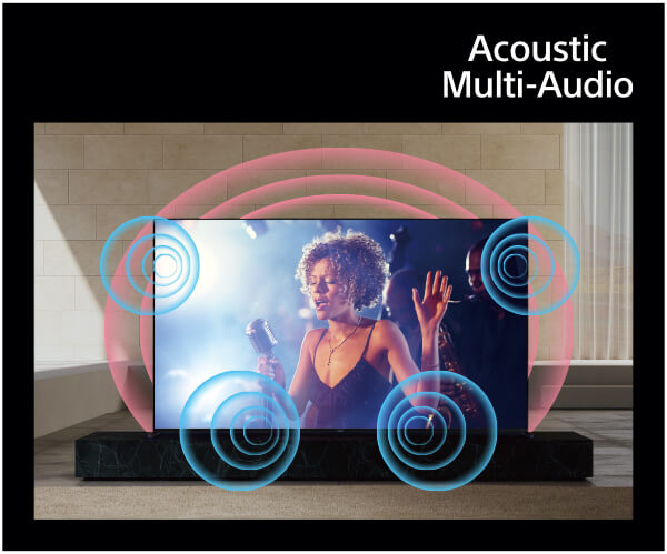 ソニーブラビアの高音質 XR Sound Position Acoustic Multi-Audio