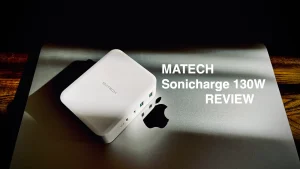 MATECH Sonicharge 130W 4ポート充電器レビュー記事のアイキャッチャー