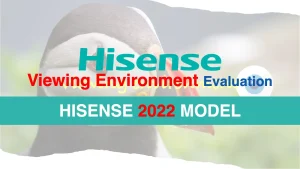 【2022 HISENSE】ハイセンステレビの視聴性能と設置性を比較評価｜U9H・U7H・A6H記事のアイキャッチ