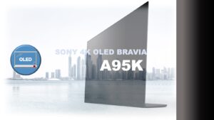 ソニー4K有機ELブラビア A95Kレビュー記事用のオリジナルアイキャッチ画像