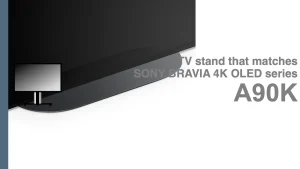 ソニー4K有機ELブラビア A90Kに最適なテレビスタンド紹介記事のアイキャッチャー