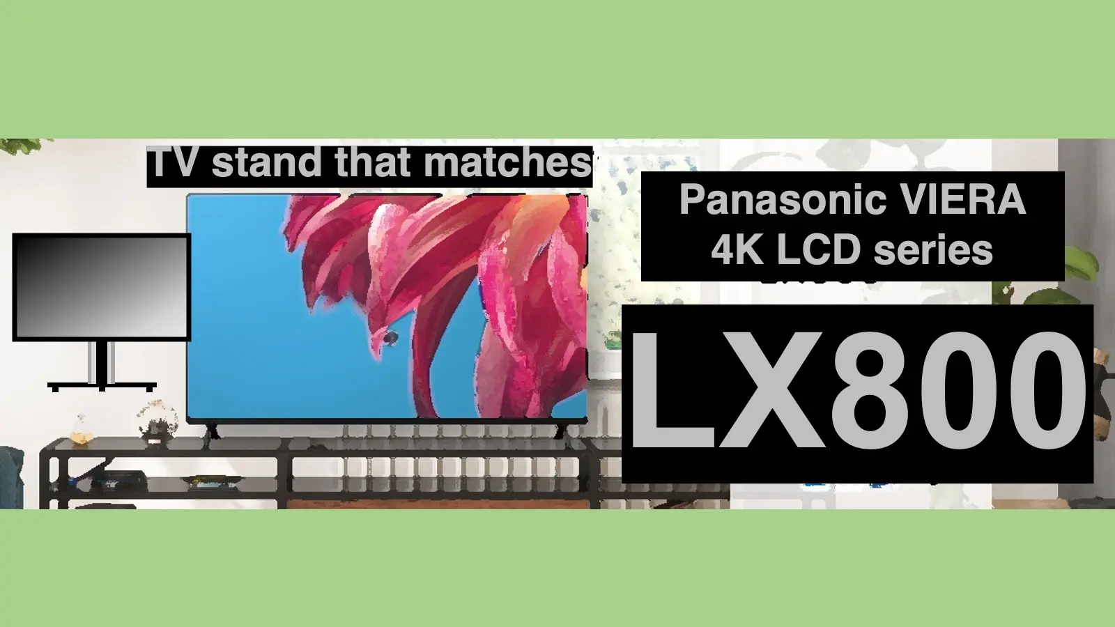 パナソニック4K液晶ビエラ LX800に最適なテレビスタンド紹介記事のアイキャッチャー
