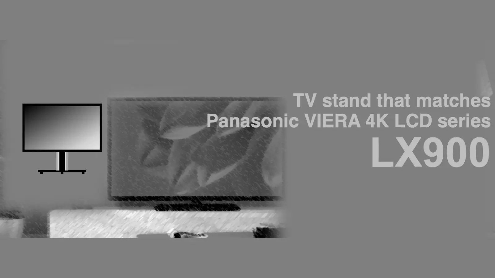 パナソニック4K液晶ビエラ LX900に最適なテレビスタンド紹介記事のアイキャッチャー
