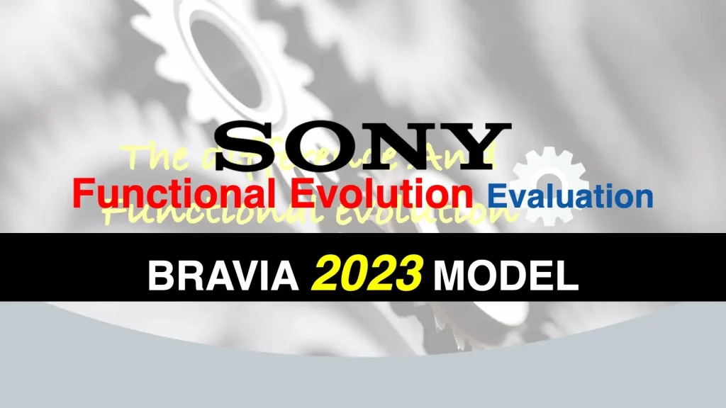 【2023 BRAVIA】 SONYテレビの機能を比較評価｜A80L・X95L・X90L・X85L・X80L・X75WL記事のアイキャッチ
