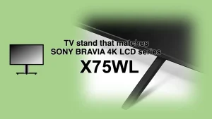 ソニー4K液晶ブラビア X75WLに最適なテレビスタンド紹介記事のアイキャッチャー
