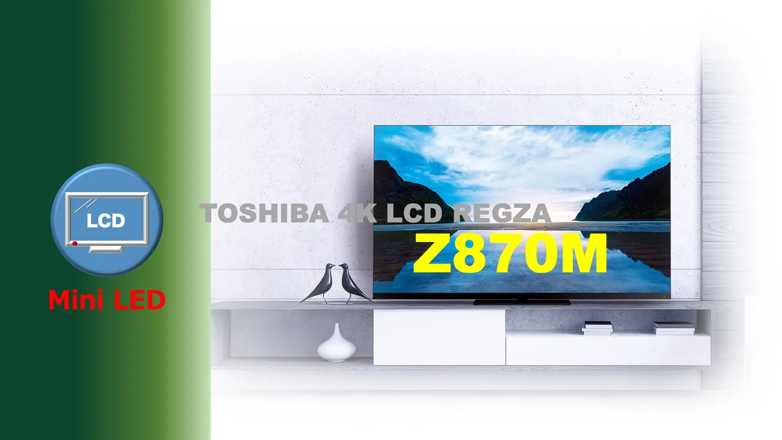 TVS REGZA(旧東芝) 4K Mini LED 液晶レグザ Z870Mレビュー記事用のオリジナルアイキャッチ画像