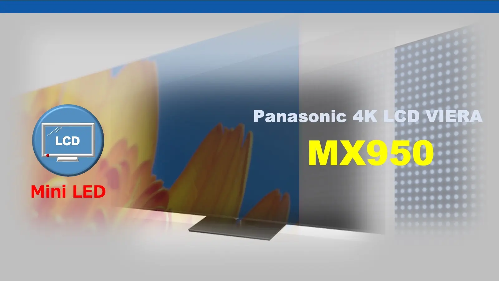 パナソニック4K液晶Mini LEDビエラ MX950レビュー記事用のオリジナルアイキャッチ画像