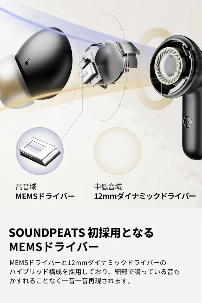 SUNDPEATS Capsule3 Pro＋高音質な構成。